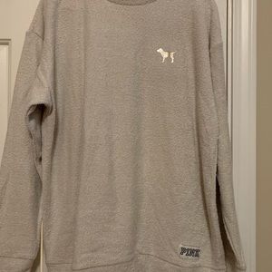 PINK VS cream sweatshirt